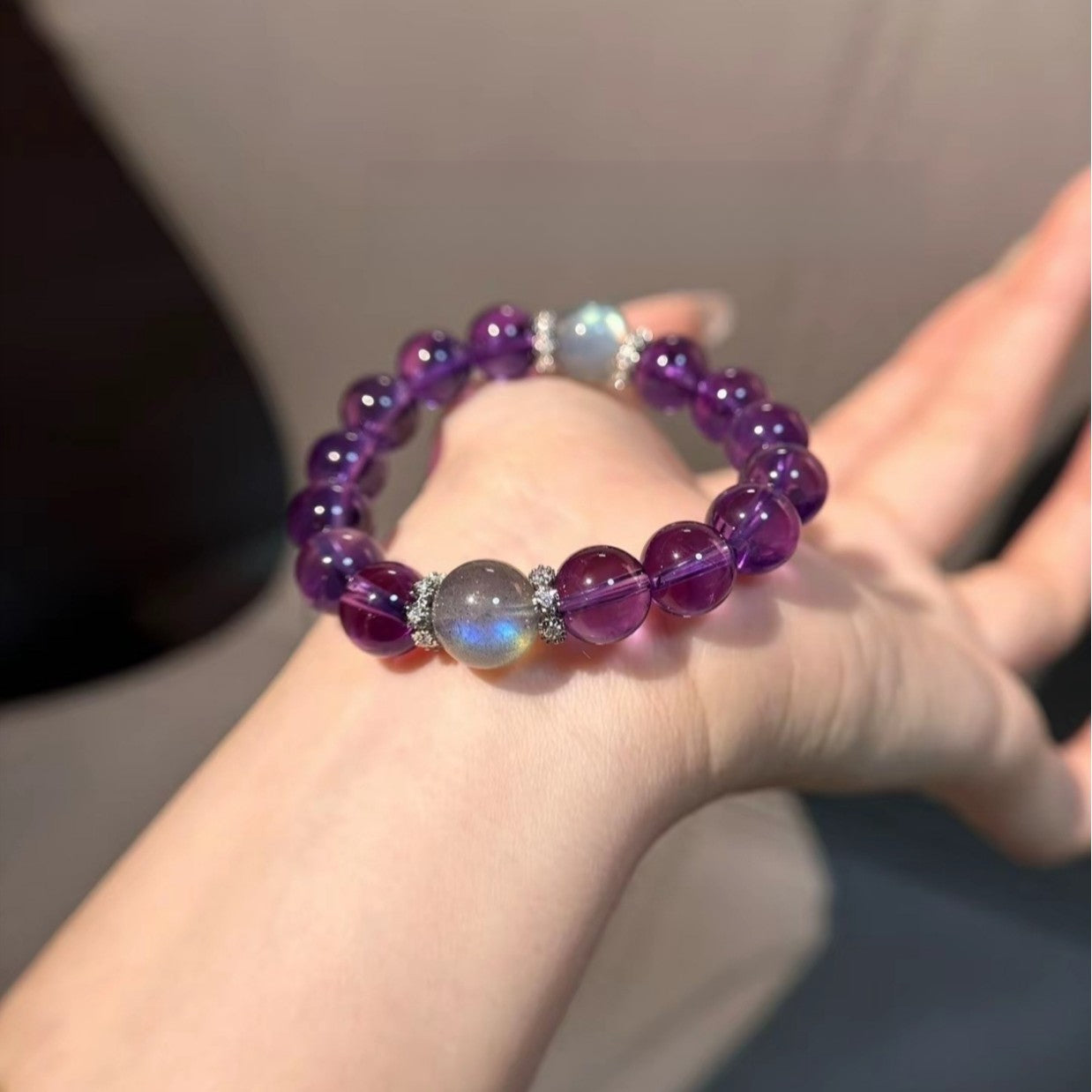 Natural Ura Amethyst Helps Fortune and Love