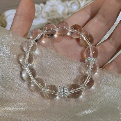 Natural Iced 3A Clear Quartz Aquamarine