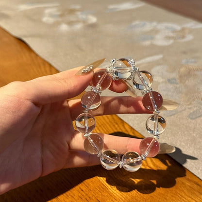 Natural Iced 3A Clear Quartz Aquamarine